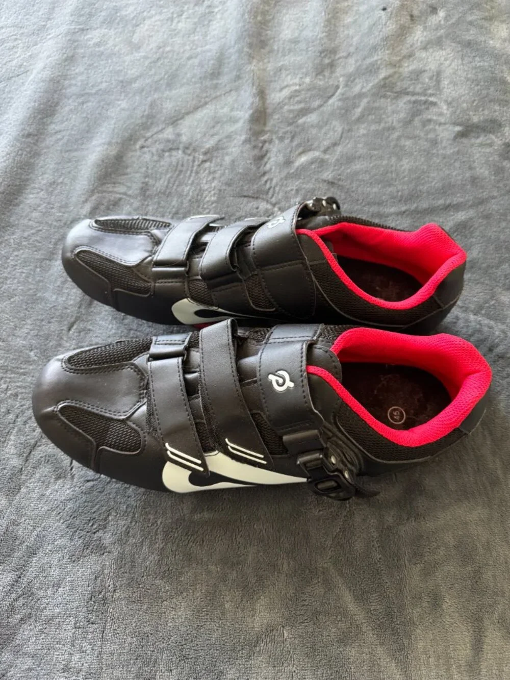 Peloton Cycling Shoes Size 45 Delta Cleats Installed Barely Worn